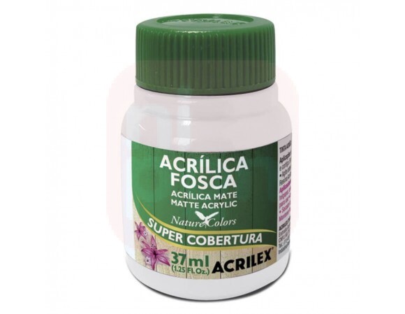 Tinta Acrilica Fosca 37ml Branco 519 - Acrilex