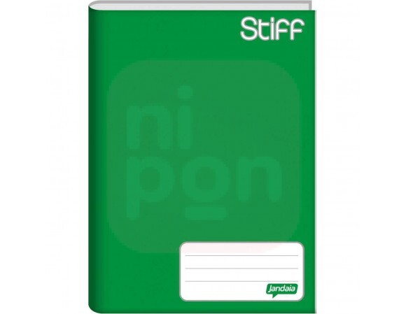Caderno Brochura 1/4 48 Fls - Verde STIFF