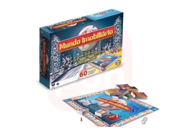 Mundo Imobiliário Toia Brinquedos Jogo Tabuleiro Monopolize