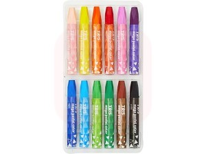 Giz de Cera 12 Cores Mega Pastel - Tris