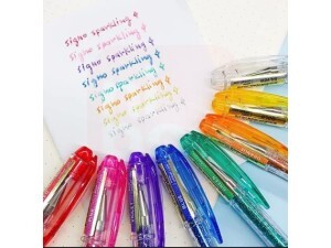 Caneta Signo Glitter Gel Spakling Violeta