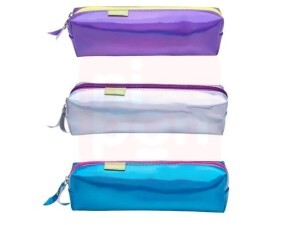 Estojo Tubo Holográfico Roxo - Leo&Leo