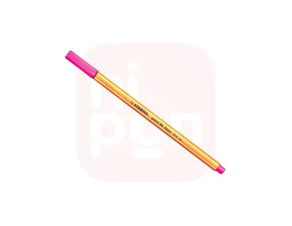Caneta Stabilo Point 88 Neon - Rosa